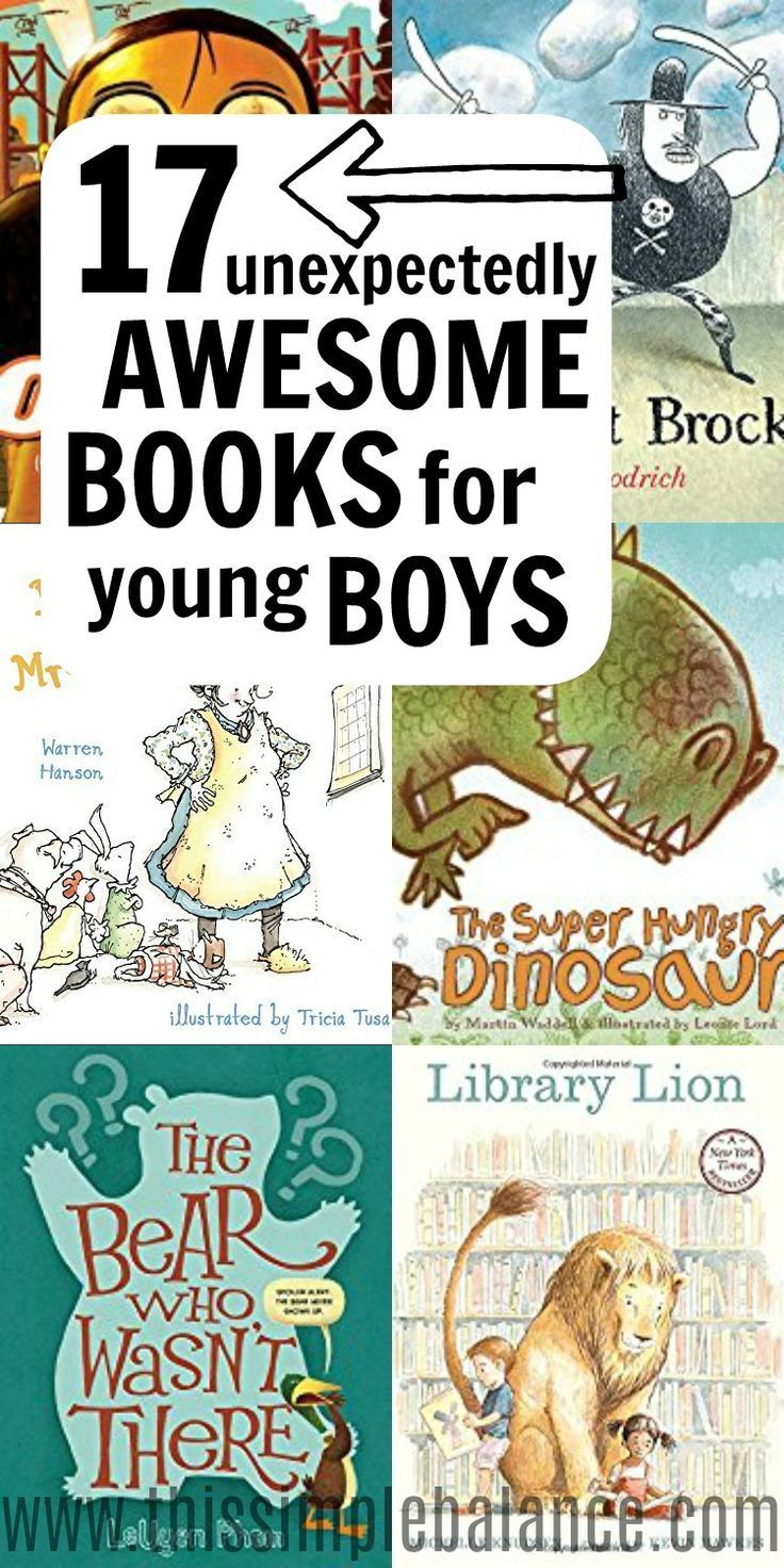 books for young boys with the title 17 unexpected awesome book's for young boys