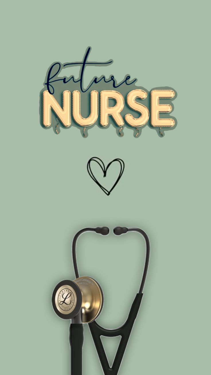 a stethoscope with the words future nurse above it