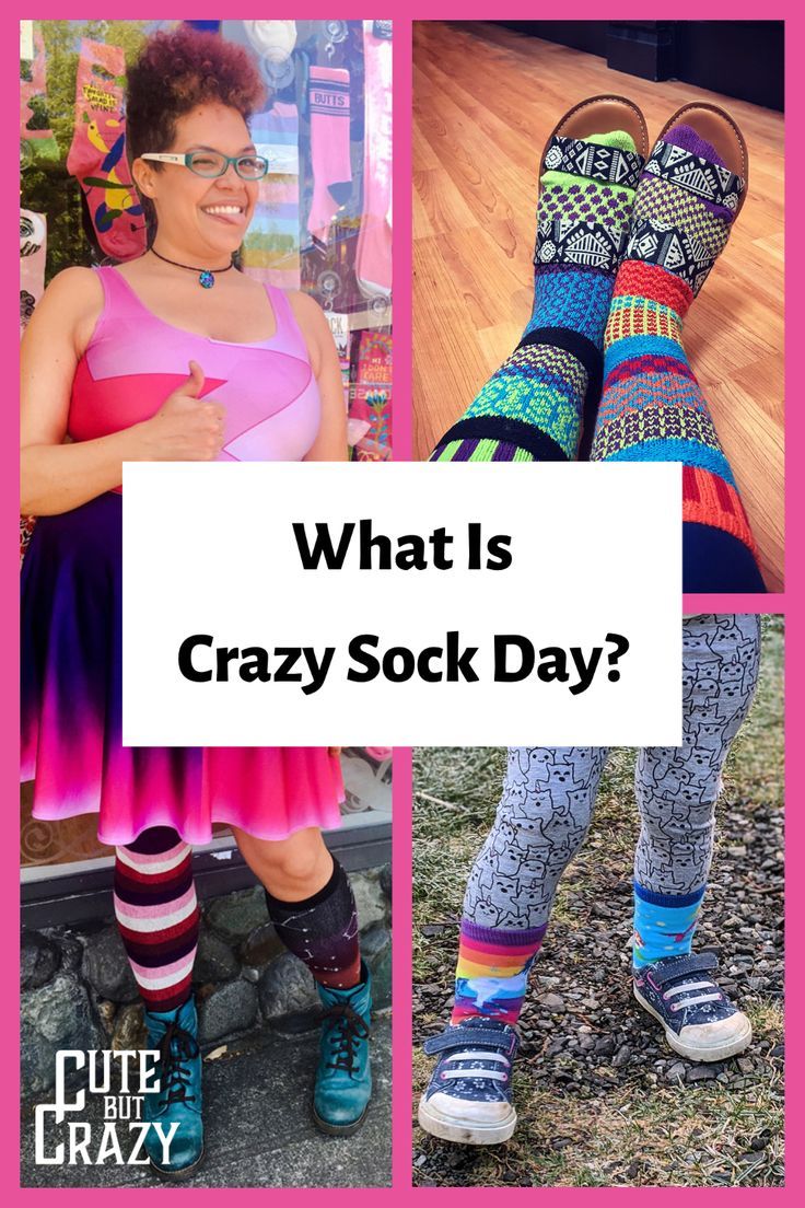 Various models wearing colorful, crazy, mismatched socks. Diy Crazy Socks For School, Crazy Sock Day At School, Diy Crazy Socks, Sock Day At School, Crazy Socks Day, Crazy Sock Day, Mismatched Socks, Crazy Socks, High Knees