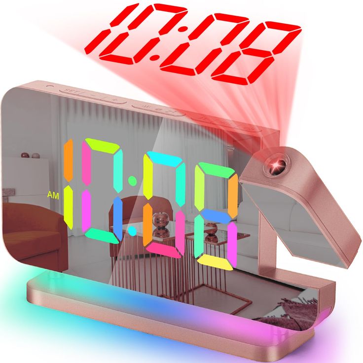 a digital clock with the time displayed on it