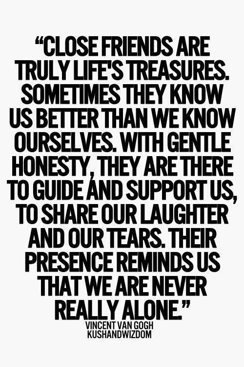 a quote from the famous tv show, friends are truly life's treasures