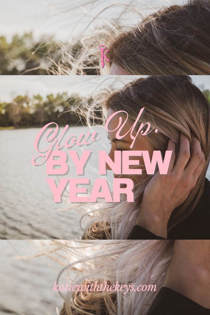 a woman with her hair blowing in the wind and text that reads, you're up by new year