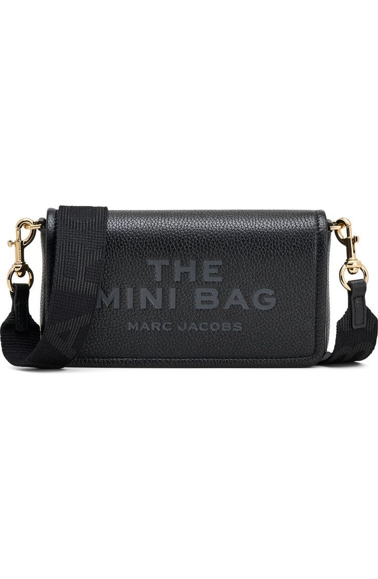 Marc Jacobs The Mini Leather Crossbody Bag | Nordstrom Signature Logo, Leather Crossbody Bag, Leather Crossbody, Marc Jacobs, Crossbody Bag, Nordstrom, ? Logo, Leather, Free Shipping