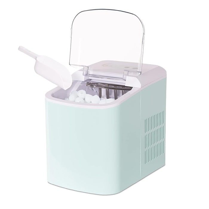 an ice cream maker is shown on a white background