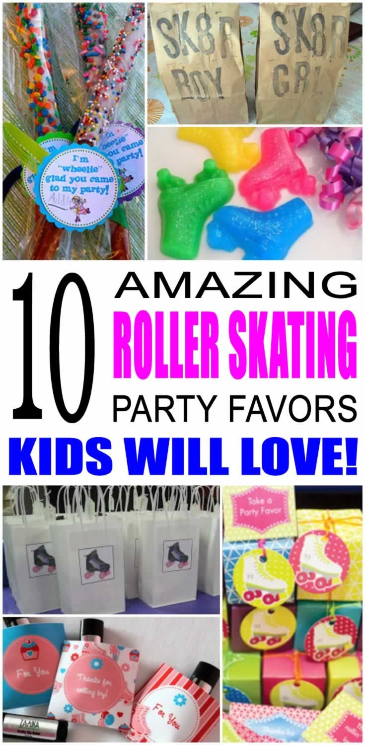 the top 10 amazing roller skating party favors that kids will love to make their own