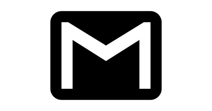 the m logo is shown in black and white, as well as an image of a letter