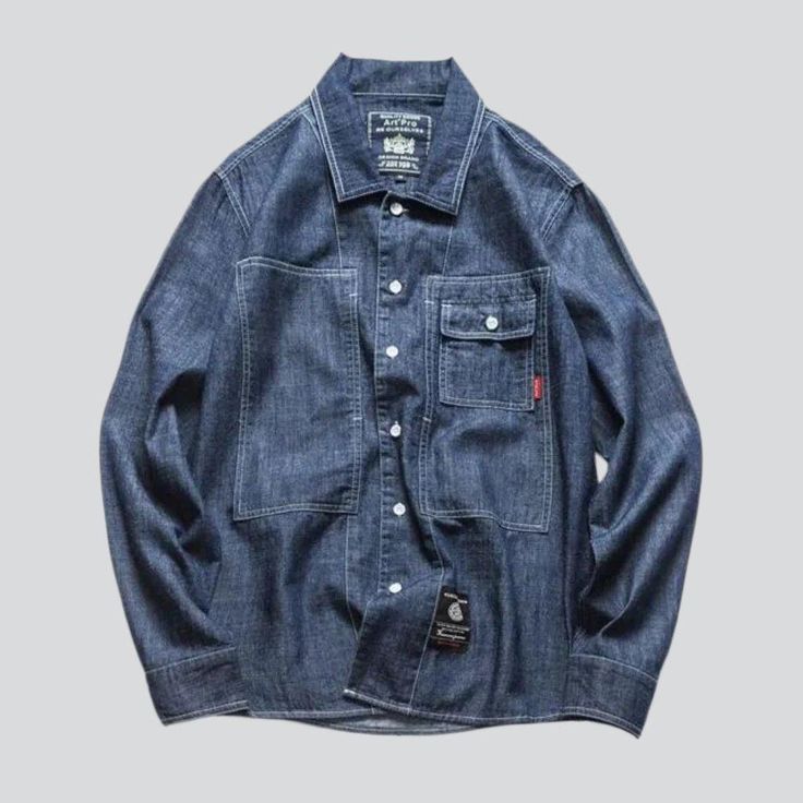 Fashion denim jacket for men – Rae Jeans Men Denim Jacket, Hip Hop Shirts, Denim Shirts, Buy Shirts, Denim Patterns, Oversized Denim Jacket, Hip Hop Outfits, Denim Jacket Men, Wearing Clothes