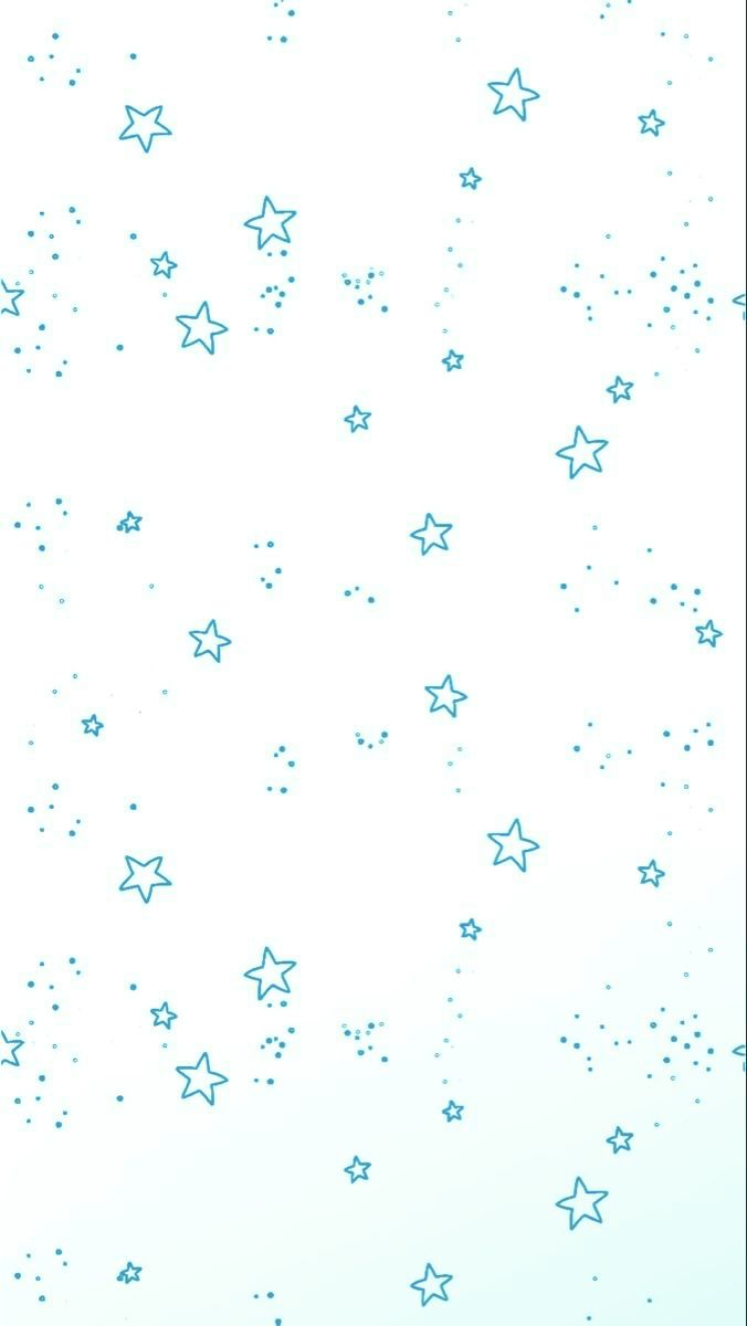 blue stars are flying in the sky on a white background