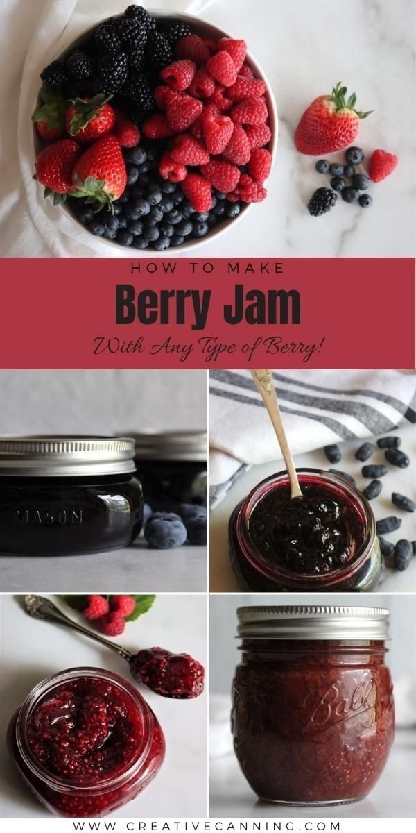 how to make berry jam with only 3 ingredients