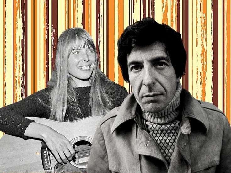 an old photo of a man with a guitar and a woman in front of striped wallpaper