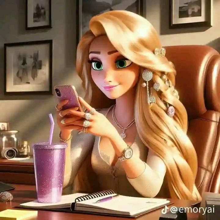 Cartoon Profile Pics Rapunzel, Rapunzel Modern, Modern Disney Princess, Emo Disney, Princess Artwork, Disney Swag, Goth Disney, Alternative Disney Princesses, Modern Disney Characters