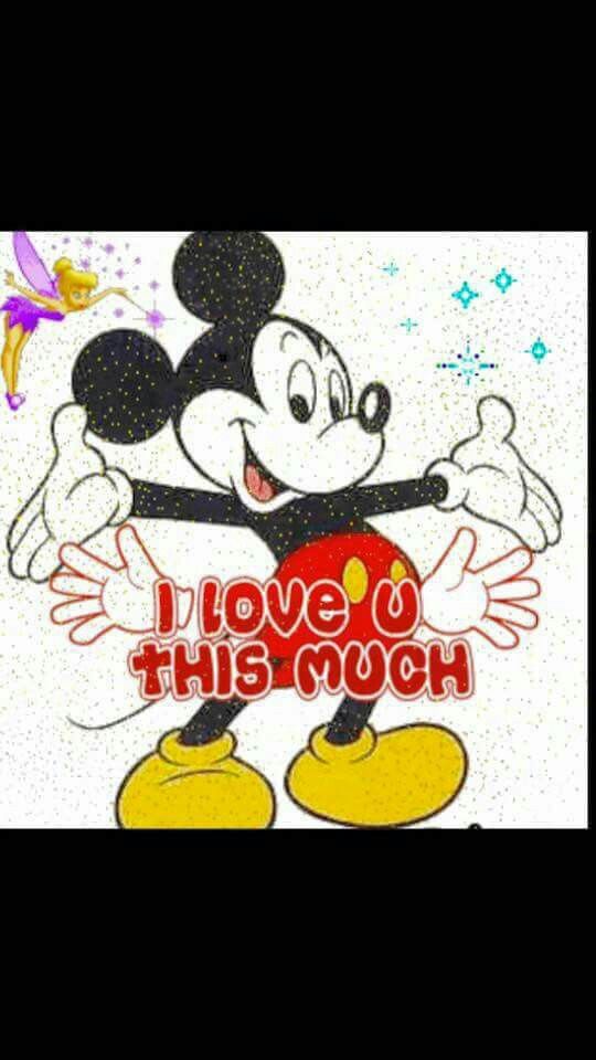 i love u this much with mickey mouse