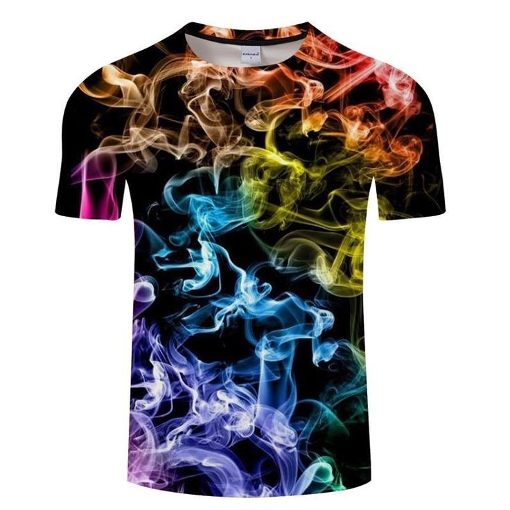 Look your best in the Colorful Smoke T-Shirt. The material is ultra-soft and provides a perfect fit. Fitting all shapes and sizes, you'll feel confident knowing you look stylish and unique. Item Type: T-ShirtCollar: O-NeckSleeve Length (cm): ShortSleeve Style: RegularHooded: NoMaterial: Polyester and SpandexPattern Type: PrintStyle: Casual Shirt Size Chest Width (Inches) Shirt Length (Inches) Chest Width (CM) Shirt Length (CM) S 34.65 24.41 88 62 M 36.22 25.20 92 64 L 37.80 25.98 96 66 XL 39.37 Summer Crew Neck Sublimation T-shirt With Funny Print, Colorful Short Sleeve Graphic Tee, Multicolor Graphic Tee T-shirt, Colorful Graphic Tee With Short Sleeves, Multicolor Crew Neck T-shirt With Funny Print, Multicolor Funny Print Crew Neck T-shirt, Funny Print Multicolor Crew Neck T-shirt, Multicolor Crew Neck Printed Shirt, Multicolor Graphic Print Crew Neck T-shirt