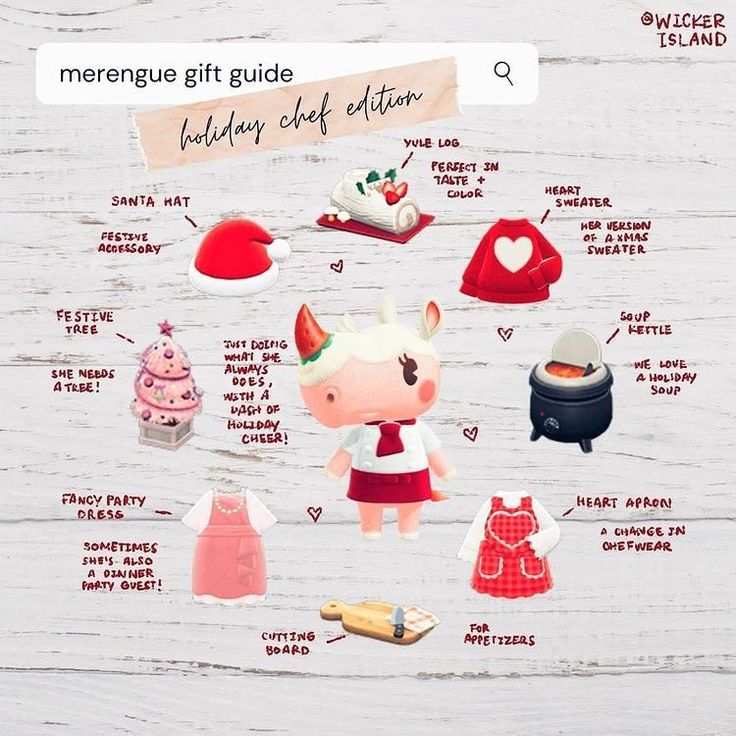 an image of a baby gift guide with items labeled in english and french on it