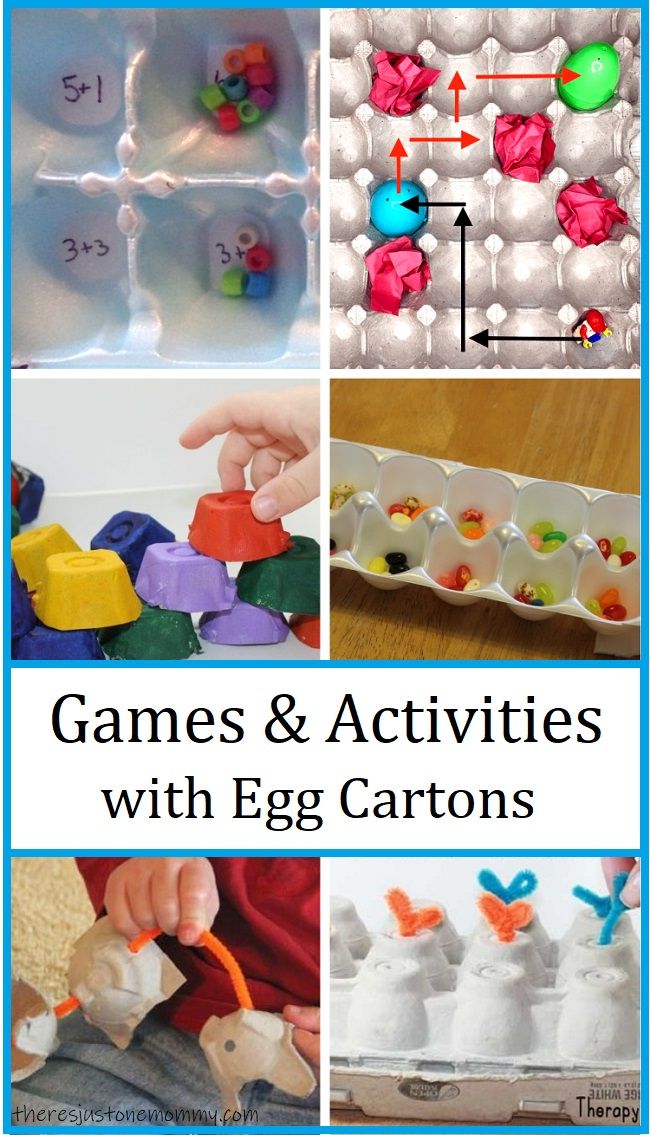 games and activities with egg cartons