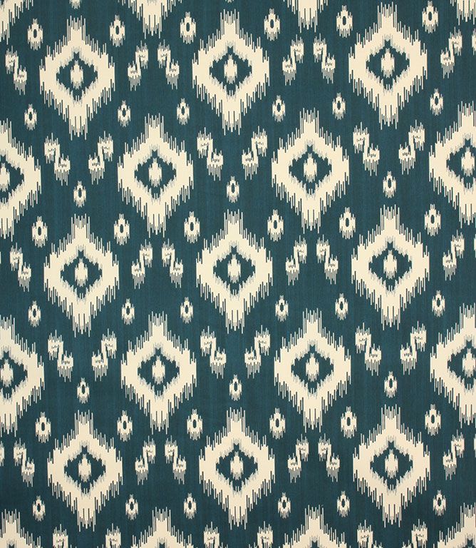 JF Ikat Fabric / Indigo Ikkat Designs Ikat Pattern, Ikat Painting, Ikat Motifs, 1970s Wallpaper, Ikat Curtains, Ikat Art, Ikat Pattern Fabric, Indigo Ikat, Ajrakh Pattern