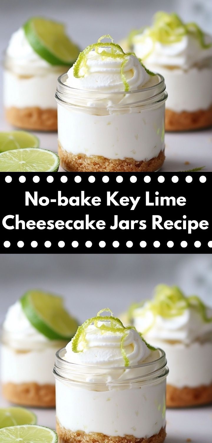 Searching for a fun and interactive dessert idea? This No-bake Key Lime Cheesecake Jars recipe encourages family involvement, allowing everyone to customize their own jar while enjoying a burst of tropical taste. Unique Recipes Desserts, Cheesecake Jars, Jar Desserts, Cheesecake In A Jar, Easy No Bake Cheesecake, Key Lime Cheesecake, Lime Cheesecake, Dessert In A Jar, Baked Cheesecake Recipe