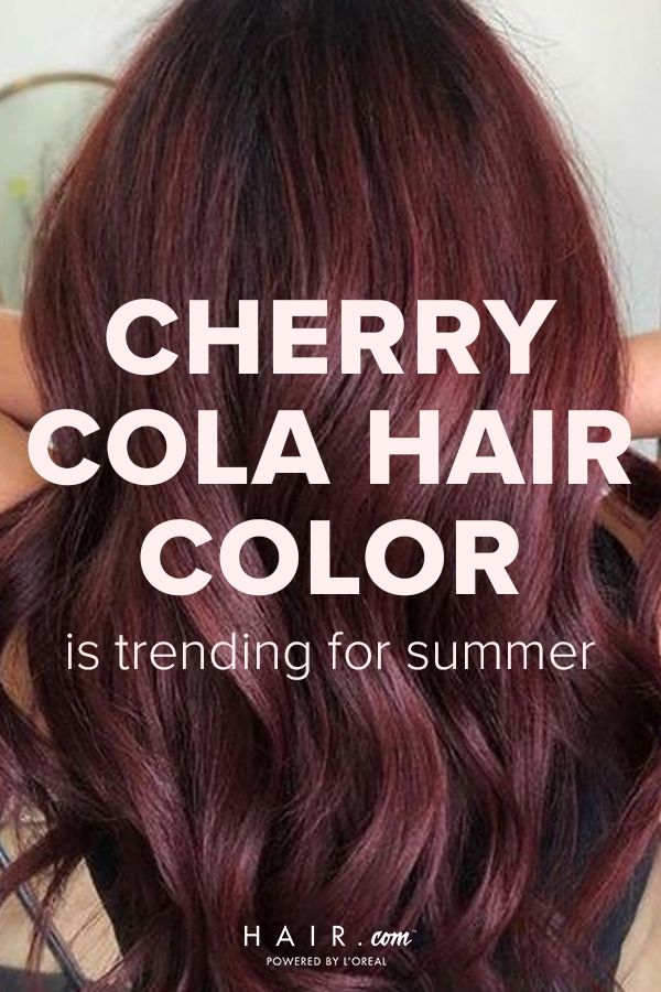 Cherry Cola Hair Color Formula Redken, Redken Cherry Cola Hair Color, Cherry Cola Shades Eq, Light Cherry Hair, Cherry Cola Hair Formula, Elumen Hair Color Ideas, Cherry Pepsi Hair Color, Cherry Coke Hair Color Box Dye, Dark Cherry Cola Hair Color Brown Skin