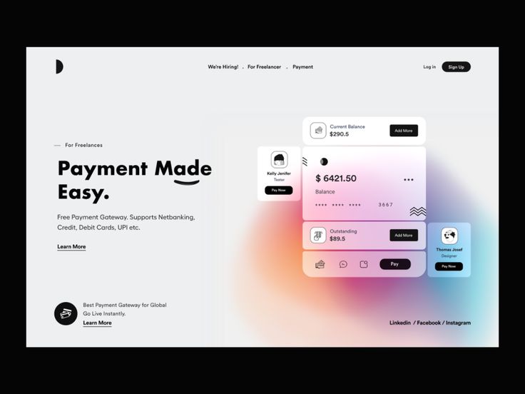 the payment made easy landing page