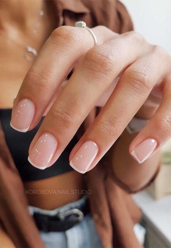 Ten Nails, Makeup Nails Designs, Neutral Nails, Square Acrylic Nails, Pretty Acrylic Nails, Nail Arts, Short Acrylic Nails, Chrome Nails, Cute Acrylic Nails