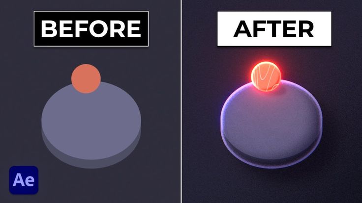 two different images with the same light on one side and the other half showing an orange button