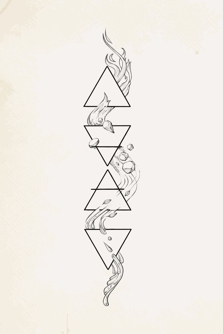 a drawing of an arrow with flames coming out of it and the word's symbol in