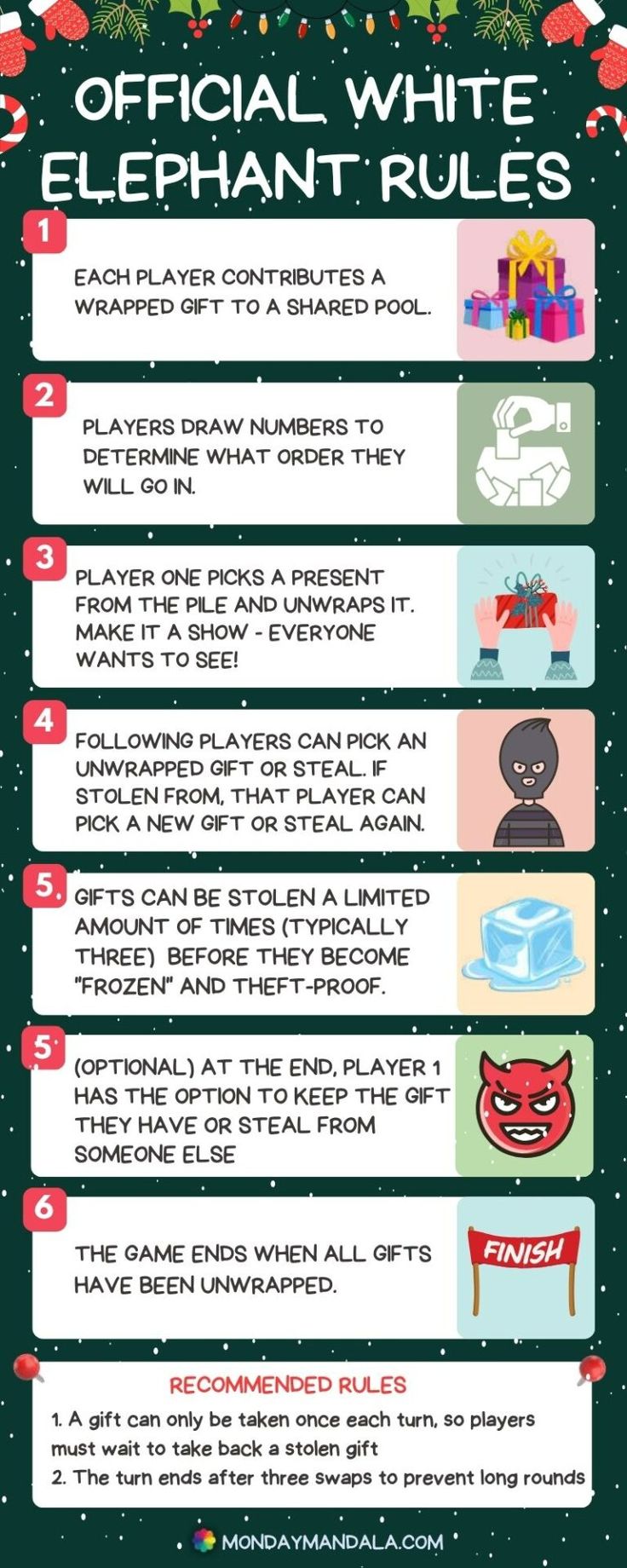 the official white elephant rules for christmas