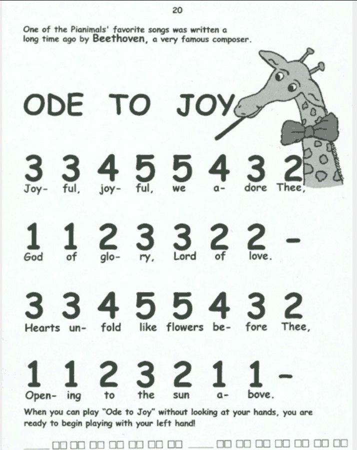 a printable sheet with numbers and giraffes in the middle, one for each