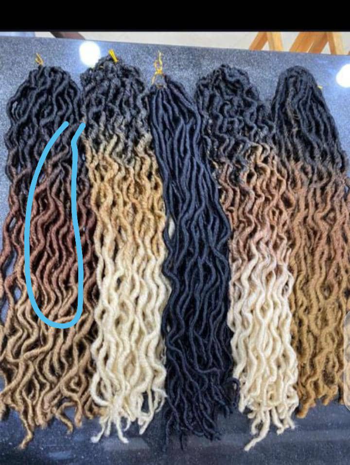 Dread Extensions Black Women, African Print Skirt Outfits, Extensions Black Women, Dreadlock Extension, Curly Faux Locs, Latest Hair Braids, Ombre Dreads, Low Ponytail Hairstyles, Natural Wedding Hairstyles