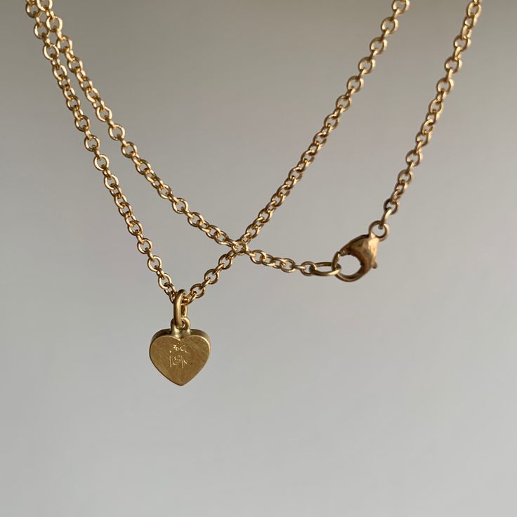 A subtle, resolute diamond heart to keep close to your own. 18k yellow gold Diamond, 0.54ct SII, 5mm x 4mm (1/4" x 3/16")Chain is 18" long Newport Ri, Arts And Crafts Movement, Clothes Horse, Diamond Heart, Newport, Jewelry Art, Gold Diamond, Fine Jewelry, Yellow Gold