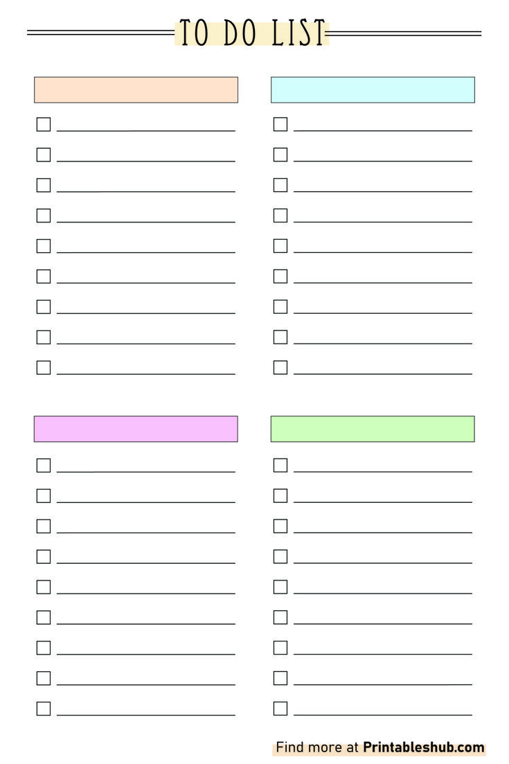 Free Printable Blank To-Do List Template PDF Packing Checklist Template, Template List, Productivity Organization, Free To Do List, Packing List Template, Free Printable Cleaning, Printable Packing List, Daily Planner Printables Free, Free Daily Planner