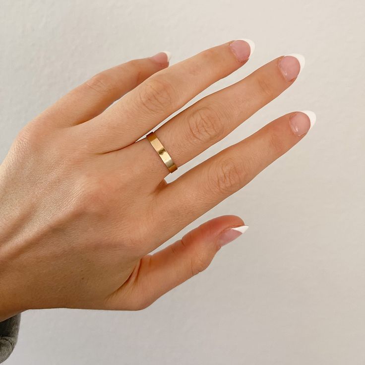 Simple 14k Gold-filled Yellow Stackable Rings, Stacking Bands, Ringe Gold, Gold Filled Ring, Gold Band Ring, Gold Filled Jewelry, Quality Jewelry, Gold Bands, Gold Vermeil