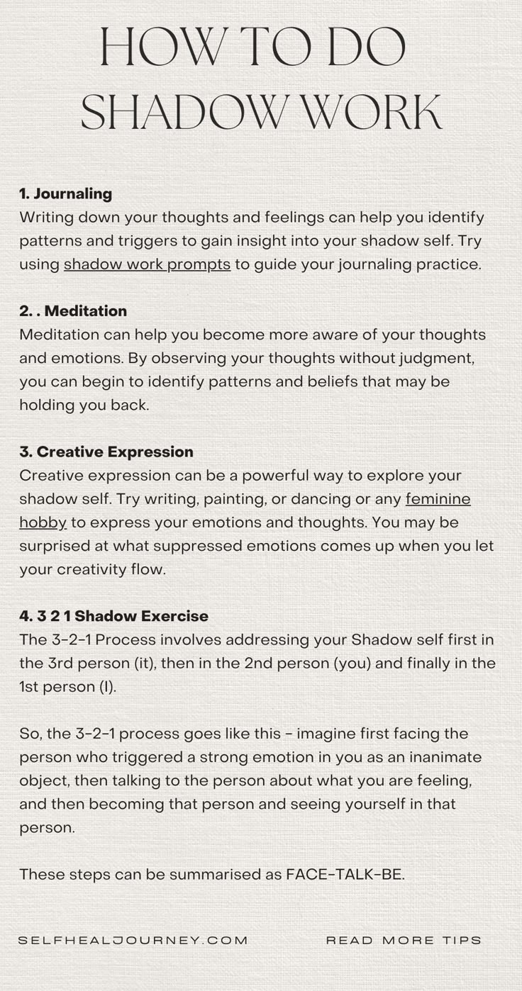How To Do Shadow Work - Confront your inner demons with these 8 transformative shadow work exercises. Neglect Wound Shadow Work, Shadow Work Example, How To Practice Shadow Work, Shadow Work For Betrayal, Shadow Work Ritual, Witch Shadow Work, Who Am I Shadow Work, Shadow Self Work, Types Of Shadow Work