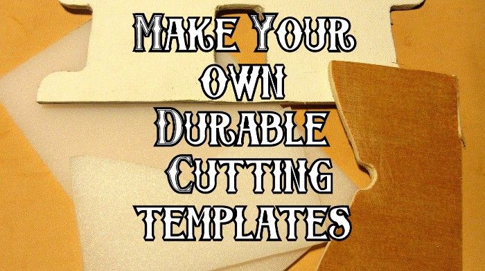 some cut out pieces of wood with the words make your own diorable cutting templates