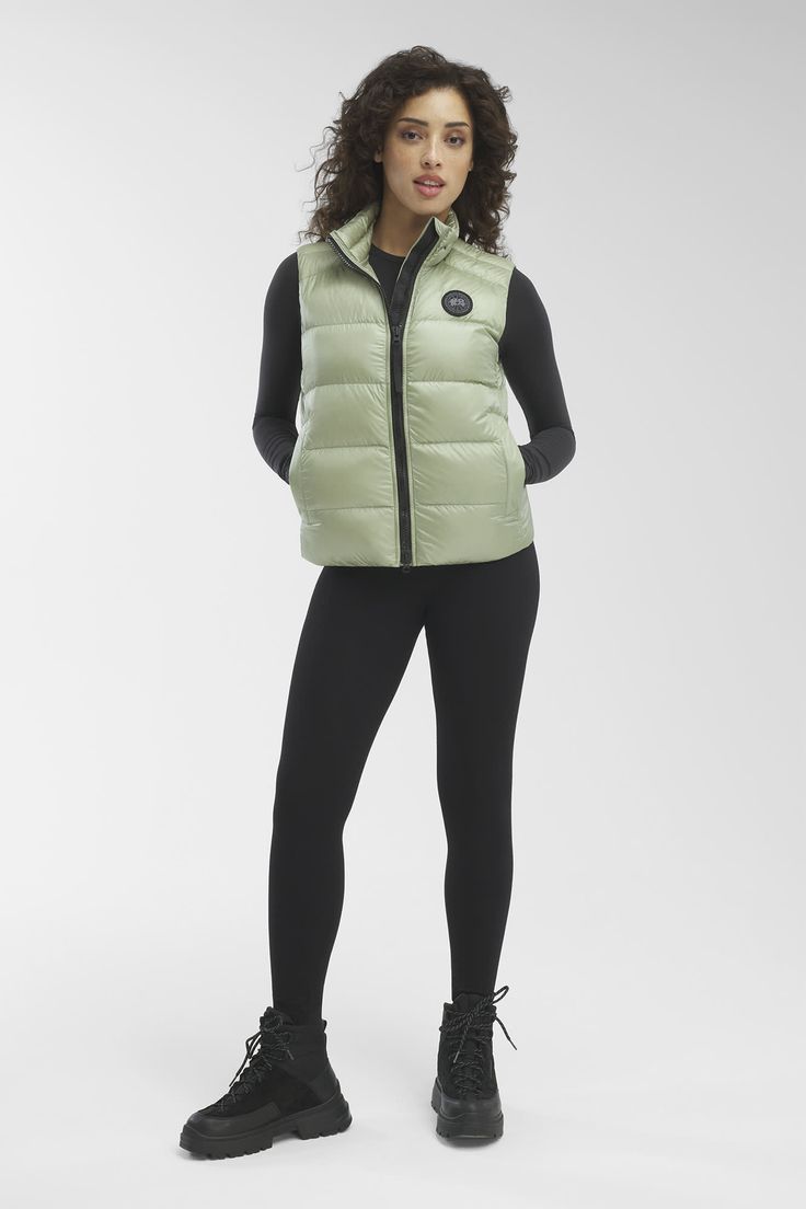 Whether you wear it as a layering piece in cooler temperatures or on its own as the weather warms up, the Cypress Vest will quickly become the piece you wear everywhere. Finished with elevated details and crafted for a lightweight feel, this vest handily packs into itself for on-the-go layering. Fitted Nylon Vest For Cold Weather, Athleisure Sleeveless Outdoor Outerwear, Sleeveless Athleisure Outdoor Outerwear, Spring Outdoor Nylon Vest, Functional Vest For Layering In Fall, Functional Fall Vest For Layering, Sporty Spring Vest For Outdoor Activities, Cold Weather Sleeveless Nylon Vest, Sleeveless Nylon Vest For Cold Weather