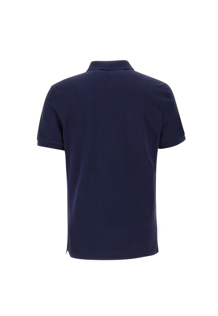 Lacoste men's cotton polo shirt, navy blue, classic collar, two-button fastening, short sleeves, ribbed hems, side slits on hem, iconic logo on chest, slim fit. Composition: 100% Cotton Slim Fit Collared Cotton Polo Shirt, Slim Fit Cotton Collared Polo Shirt, Solid Cotton Slim Fit Polo Shirt, Navy Cotton Polo Shirt With Short Sleeves, Navy Cotton Short Sleeve Polo Shirt, Navy Short Sleeve Cotton Polo Shirt, Navy Short Sleeve Polo Shirt With Ribbed Collar, Classic Fitted Navy Polo Shirt, Classic Navy Fitted Polo Shirt