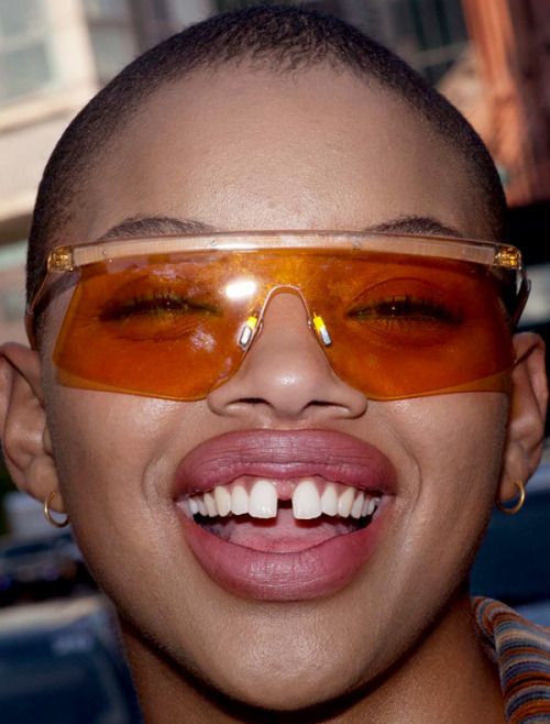 slick woods - more close-ups of celebrities can be found here slick woods model gap teeth sunglasses celebrity celebs celebritycloseup celebrities celeb Model With Gap In Teeth, Models With Gaps In Teeth, Gap Teeth Model, Tooth Gap Model, Models With Gap Teeth, Gap Tooth Model, Gaps In Teeth, Gapped Teeth, Slick Woods