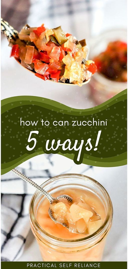 a spoon full of food with the words how to eat zucchini 5 ways