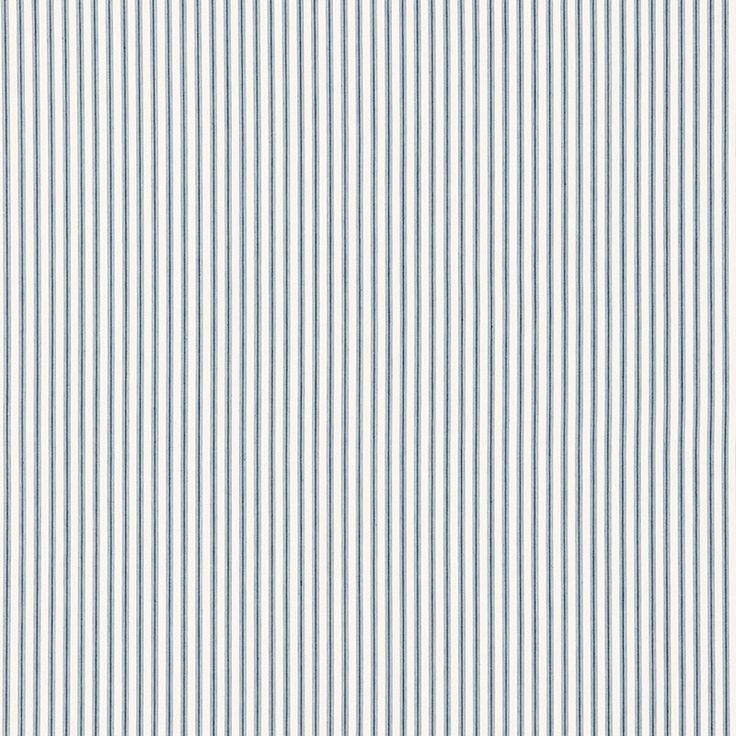 a white and blue striped shirting fabric