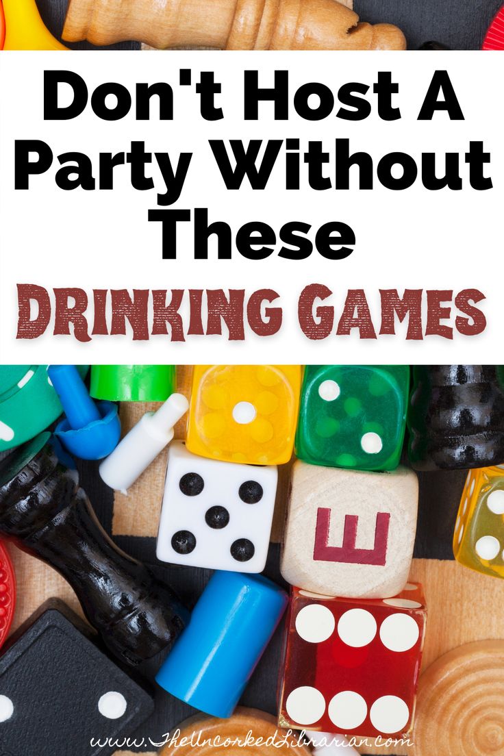 don't host a party without these drinking games with game pieces and dice Game Night Ideas For Adults Drinks, Drinking Games Adults, Best Drinking Games Parties, Battleship Drinking Game, House Party Games For Adults Drinking, Birthday Games For Adults Drinking, Casino Drinking Games, Small Group Drinking Games, Minute To Win It Drinking Games