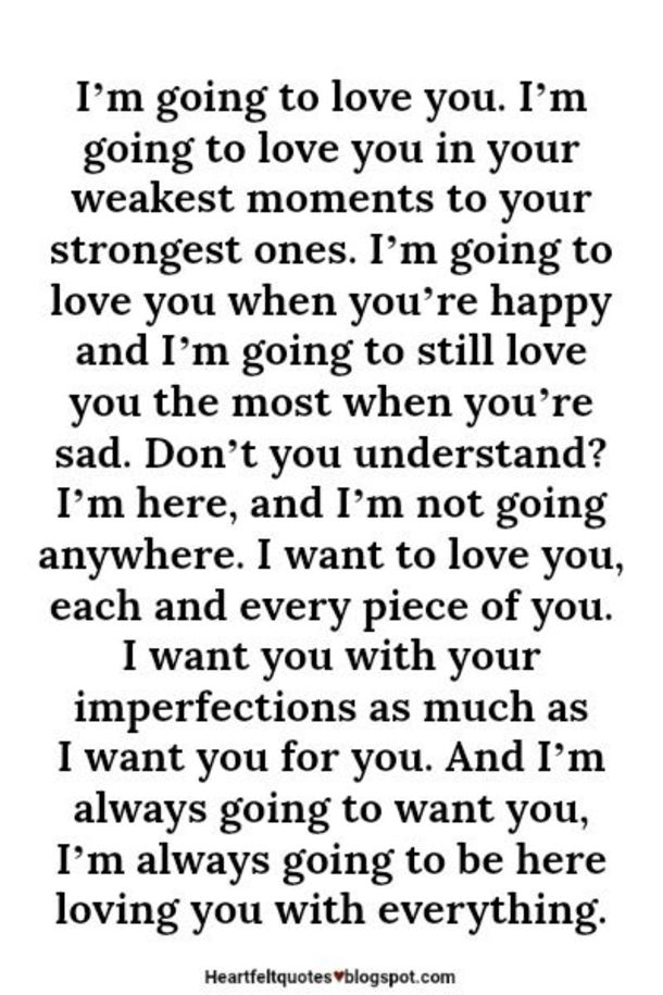 a poem with the words i'm going to love you in your weakest moments