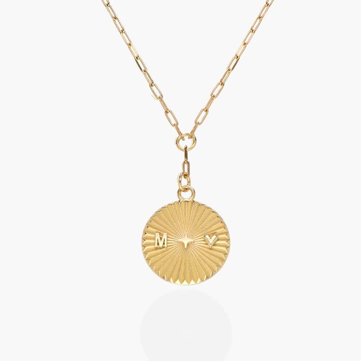 Size Guide Safety Policy Care InstructionsIntroducing our Tyra Initial Medallion Necklace in 14k Solid Gold—a truly unique and personalized piece.Crafted using cutting-edge casting technology, this medallion allows you to select up to 4 initials or symbols, making it a one-of-a-kind accessory that reflects your individuality. Meticulously made to order, this necklace is a precious and meaningful keepsake, designed exclusively for you.14K Solid Gold: 14K solid gold is a timeless metal. It keeps i Solid Gold Pendant Necklace, Safety Policy, Gold Charm Necklace, Anniversary Jewelry, Mom Jewelry, Jewelry Essentials, Medallion Necklace, Initial Bracelet, Initial Jewelry