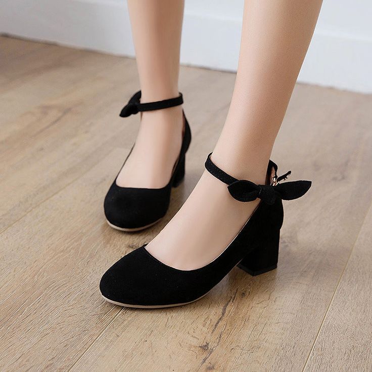 Heels:Approx 5cm Platform:Approx cm Upper Material:Pu Leather Outsole:Rubber If your foot is a little wide and fat, we suggest you choose 1 size larger, pls measure your foot length and choose a correct size. Thank you! Size Chart: Euro/CN 34 = foot length 21.5-22cm (Foot width=8-8.5cm) Euro/CN 35 = foot length 22-22.5cm (Foot width=8.5cm) Euro/CN 36 = foot length 22.5-23cm (Foot width=8.5-9cm Euro/CN 37 = foot length 23-23.5cm (Foot width=9cm) Euro/CN 38 = foot length 23.5-24m (Foot width=9-9.5 Casual Black Ankle Strap Heels, Black Low Heel Block Heels, Casual Black Low Heel Heels, Trendy Black Ankle Strap Block Heels, Black Wide Fit Round Toe Heels, Black Round Toe Block Heels For Spring, Black Closed Toe Wide Fit Heels, Black Wide Fit Closed Toe Heels, Black Closed Toe Block Heels For Spring