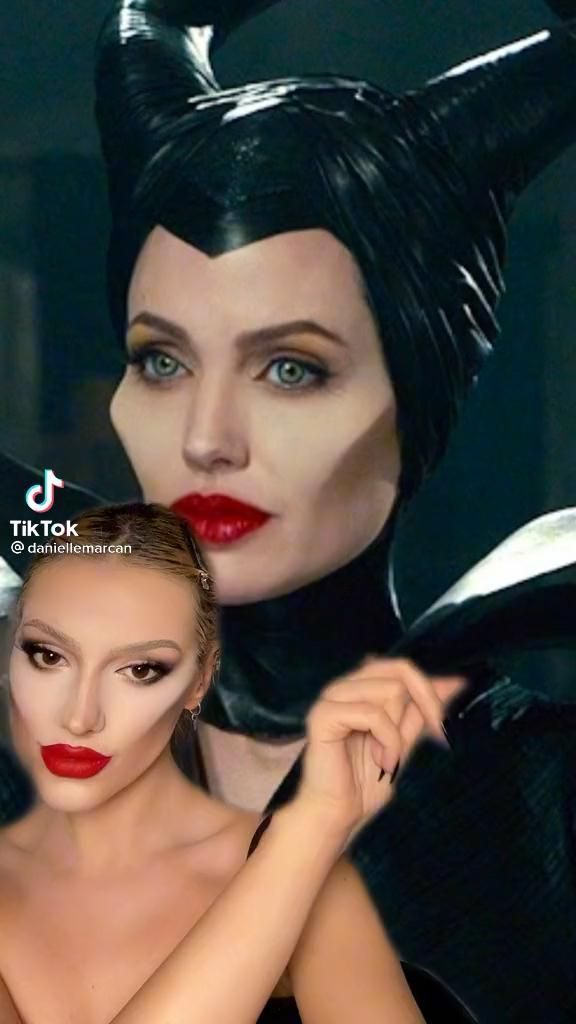 Maleficent Movie Costume, Malificent Hair Styles, Malefecint Halloween Costume, Diy Maleficent Costume Women, Malifisenta Makeup, Melifesent Costume Diy, Malifecient Custome, Malefecint Costume, Maleficent Costume Makeup