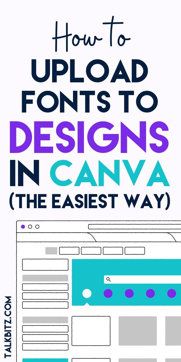 how to upload fonts to designs in canva the easy way - featured