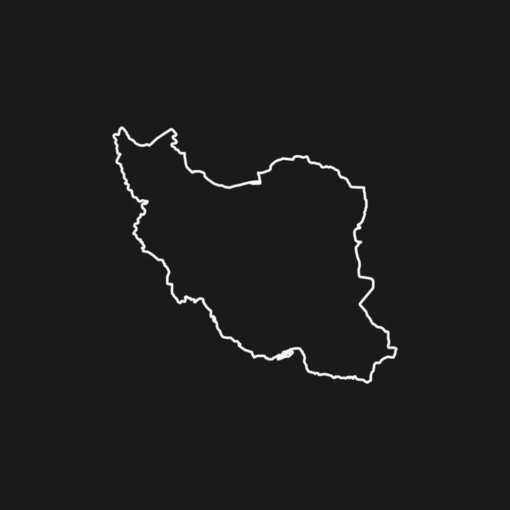 a black and white map of the country of turkey on a dark background with space for text