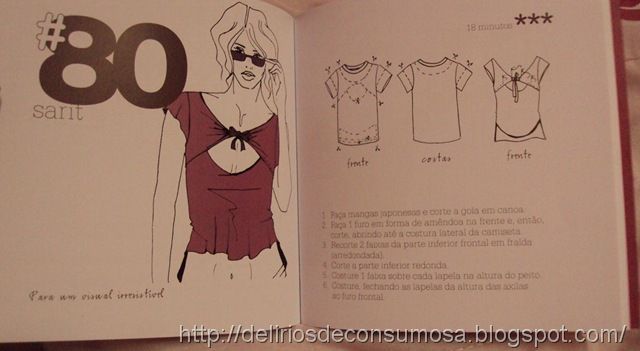 an open book with pictures of women's clothing and the number 80 on it