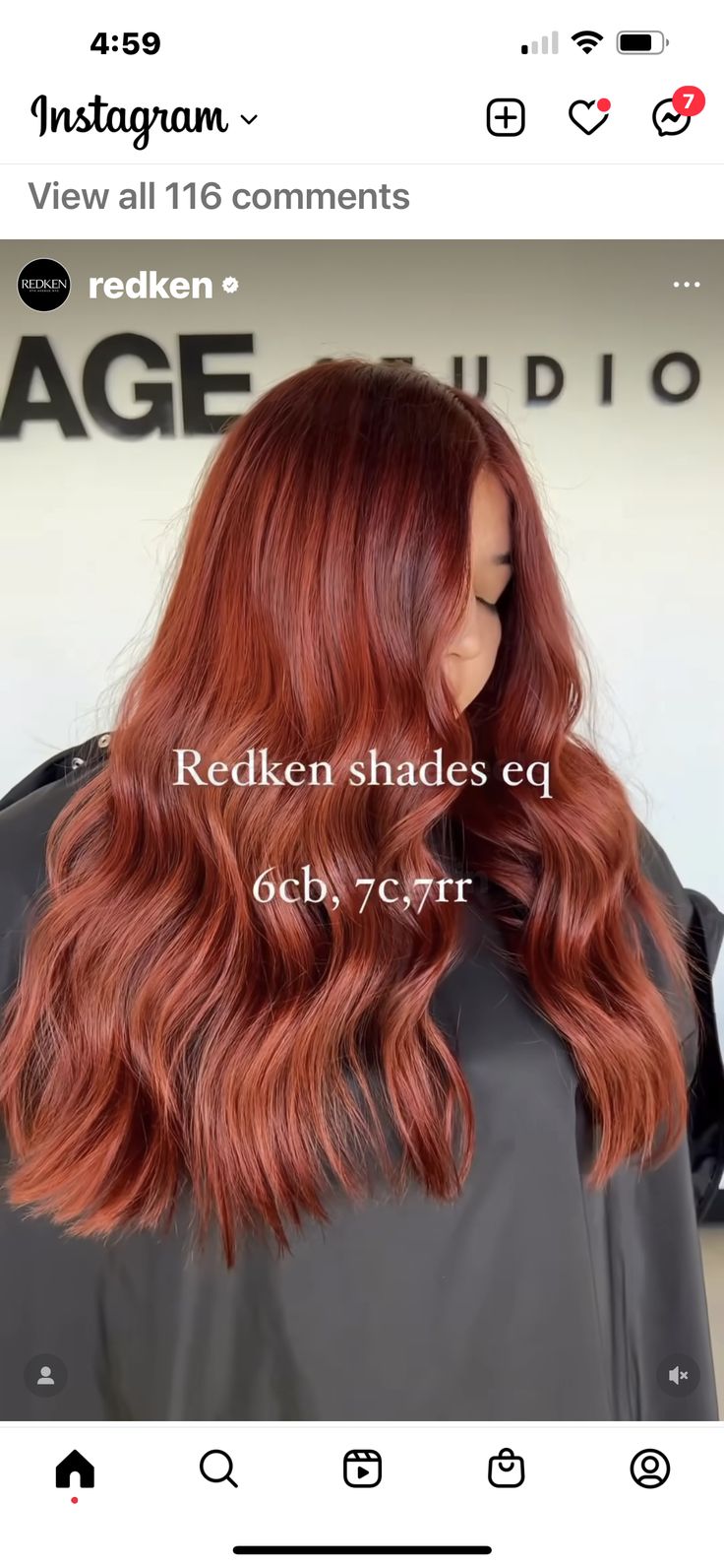 Redken Shades Eq Formulas Red Highlights, Copper Red Formula Redken, Red Redken Shades Eq, Red Copper Shades Eq Formula, 6rr Hair Color Redken, Dark Copper Shades Eq Formula, Red Balayage Hair Formula, Light Auburn Hair Formula, Cooper Red Hair Color Formula