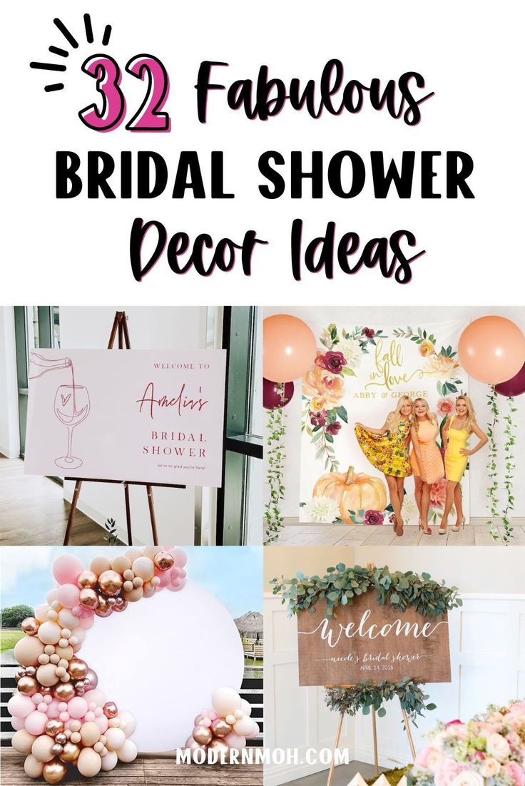 the best bridal shower decor ideas that are easy to diy and great for your wedding