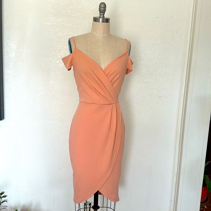 Cocktail Beautiful Dress Elegant Apricot Mini Dress, Elegant Apricot Evening Dress, Chic Apricot Midi Dress For Spring, Elegant Apricot Midi Dress, Elegant Fitted Apricot Dress, Chic Orange Cocktail Dress, Chic Apricot Midi Length Dress, Elegant Apricot Midi Length Dress, Feminine Apricot Dress For Brunch